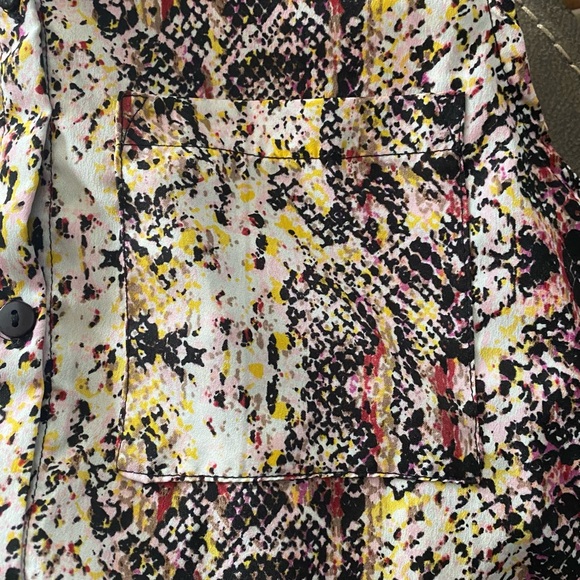 Last call!!! Crave Fame Snake Buttoned Long Shirt Dress/ Beach coverup - Picture 10 of 16